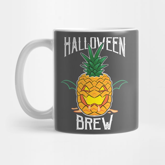 Halloween Spooky Scary Pumpkin Pineapple by DreamShirts